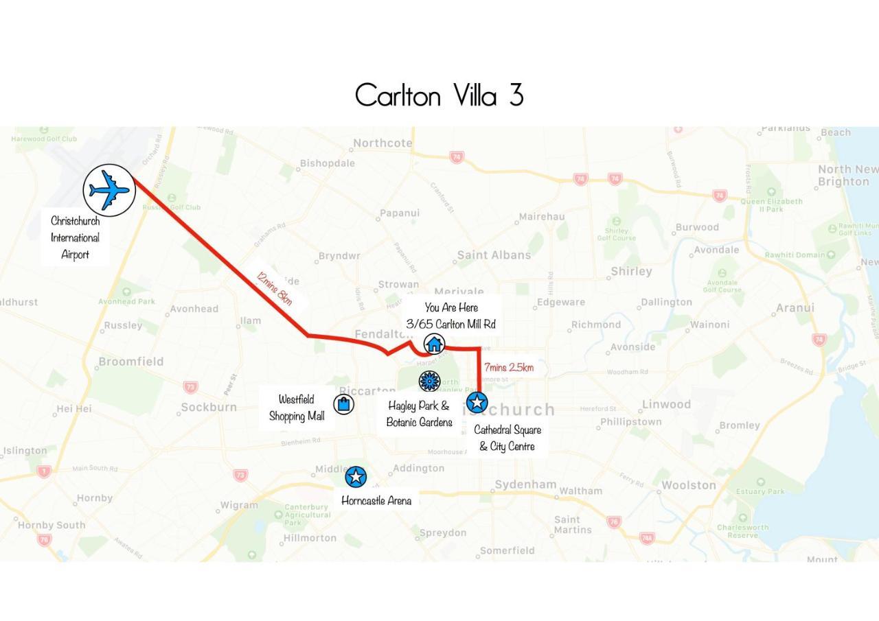 Carlton Villa 3 - Christchurch Holiday Homes Екстериор снимка